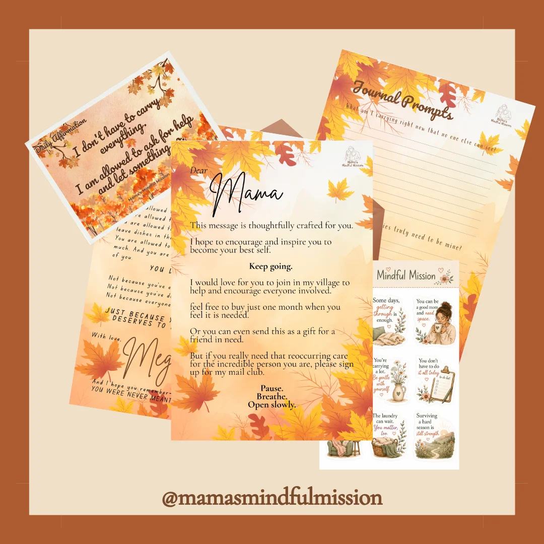September 2026 Mama's Message Mail Club Envelope product image (1)