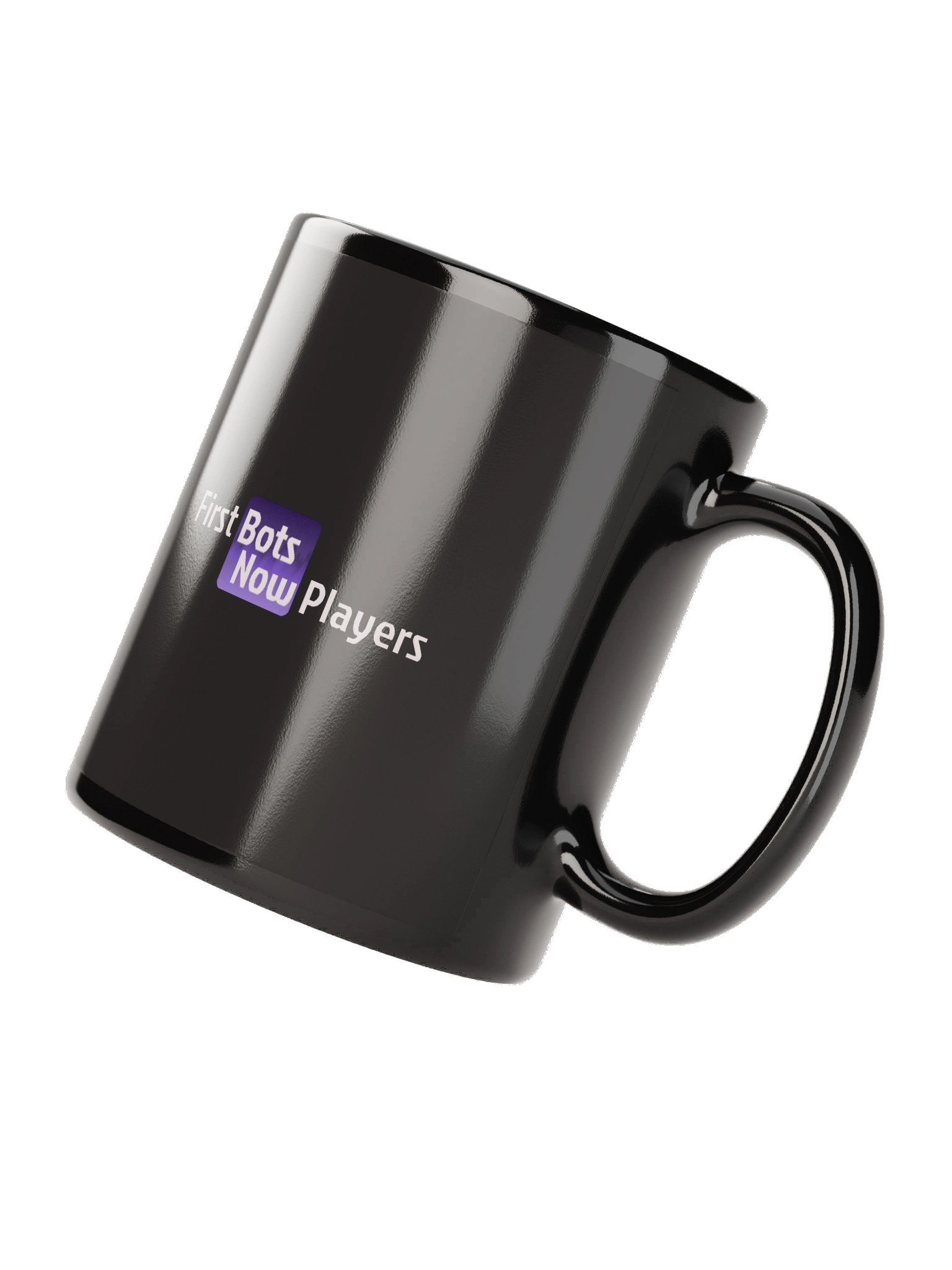 FBNP First Bots Now Players Black Glossy Mug product image (7)