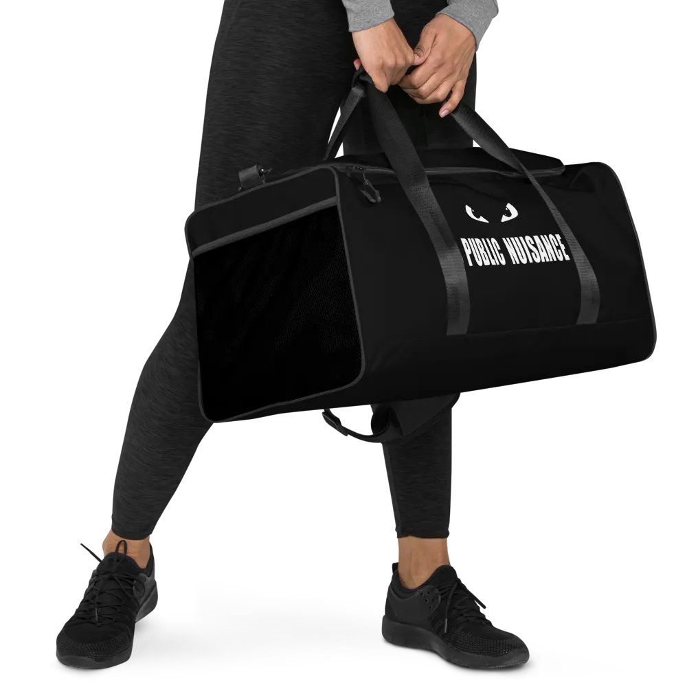 Public Nuisance: Black Block Duffle Bag product image (5)