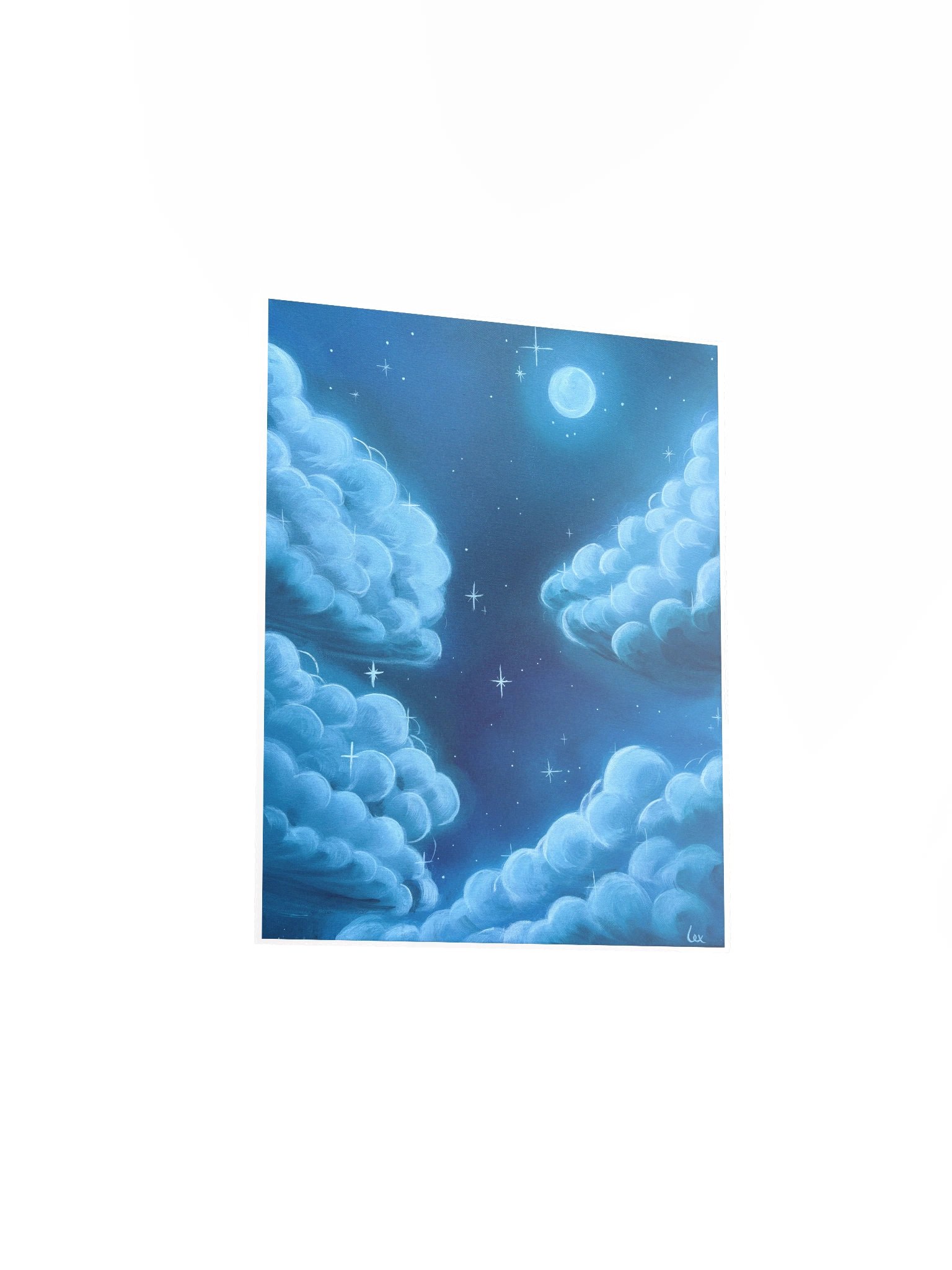 Full Moon Glow Matte Poster product image (3)