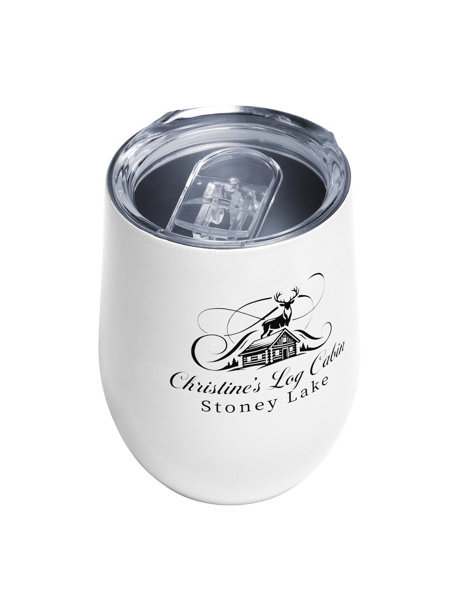 Rustic Escape Wine Tumbler | Christine's Log Cabin on Stoney Lake product image (4)