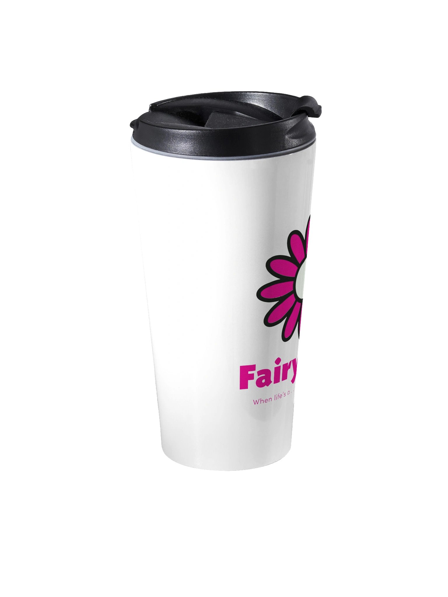 Pink Flower Travel Tumbler product image (2)