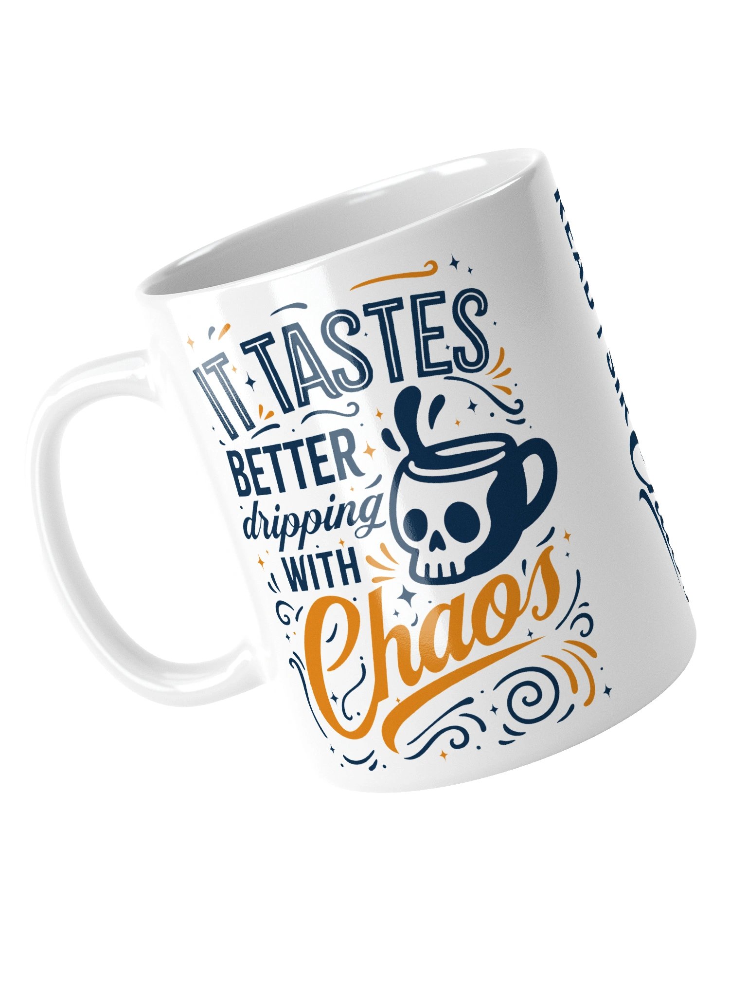 Dripping with Chaos White Coffee Mug product image (11)