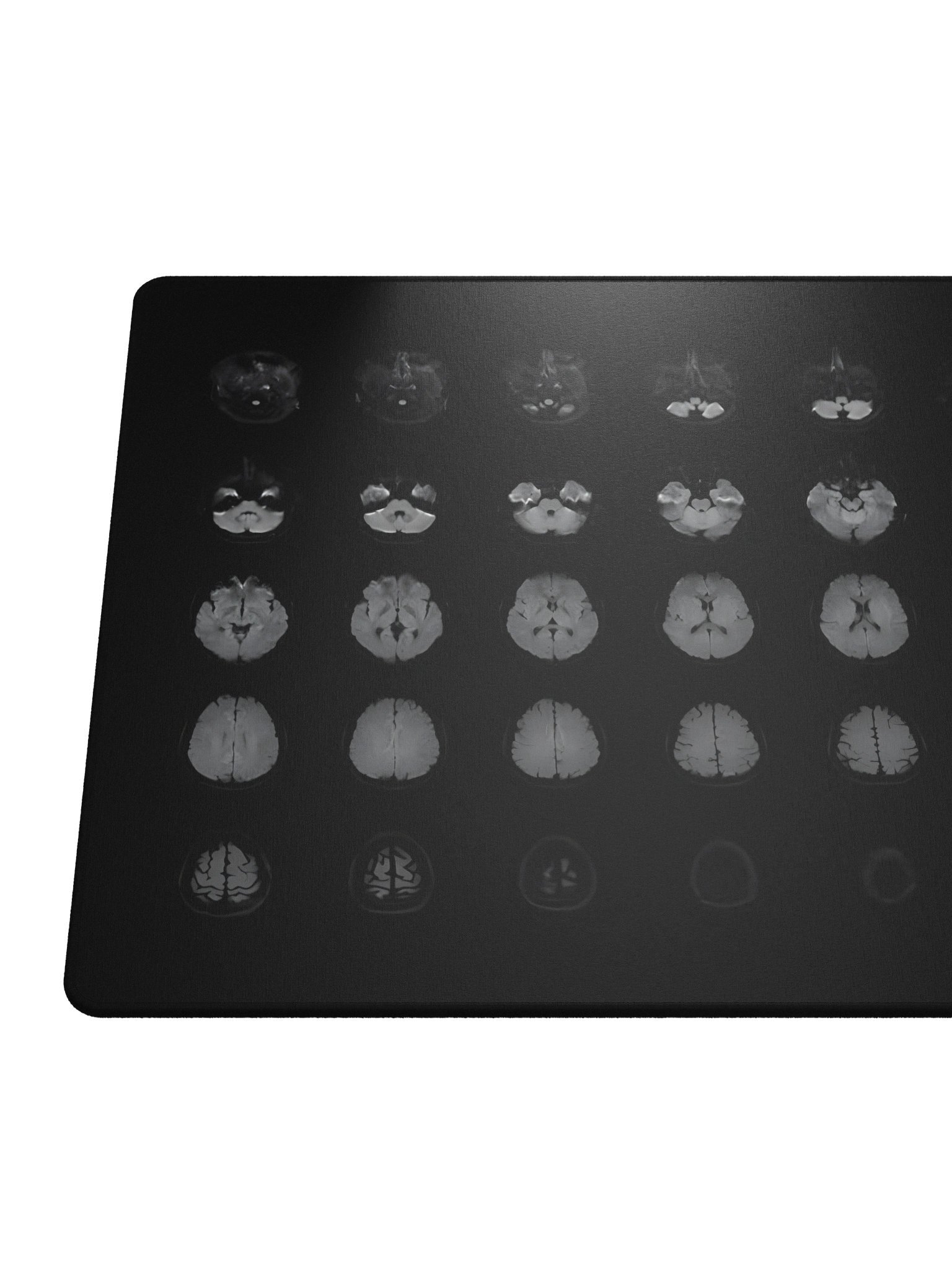 Brain Scan, No Thoughts gaming mouse pad product image (4)