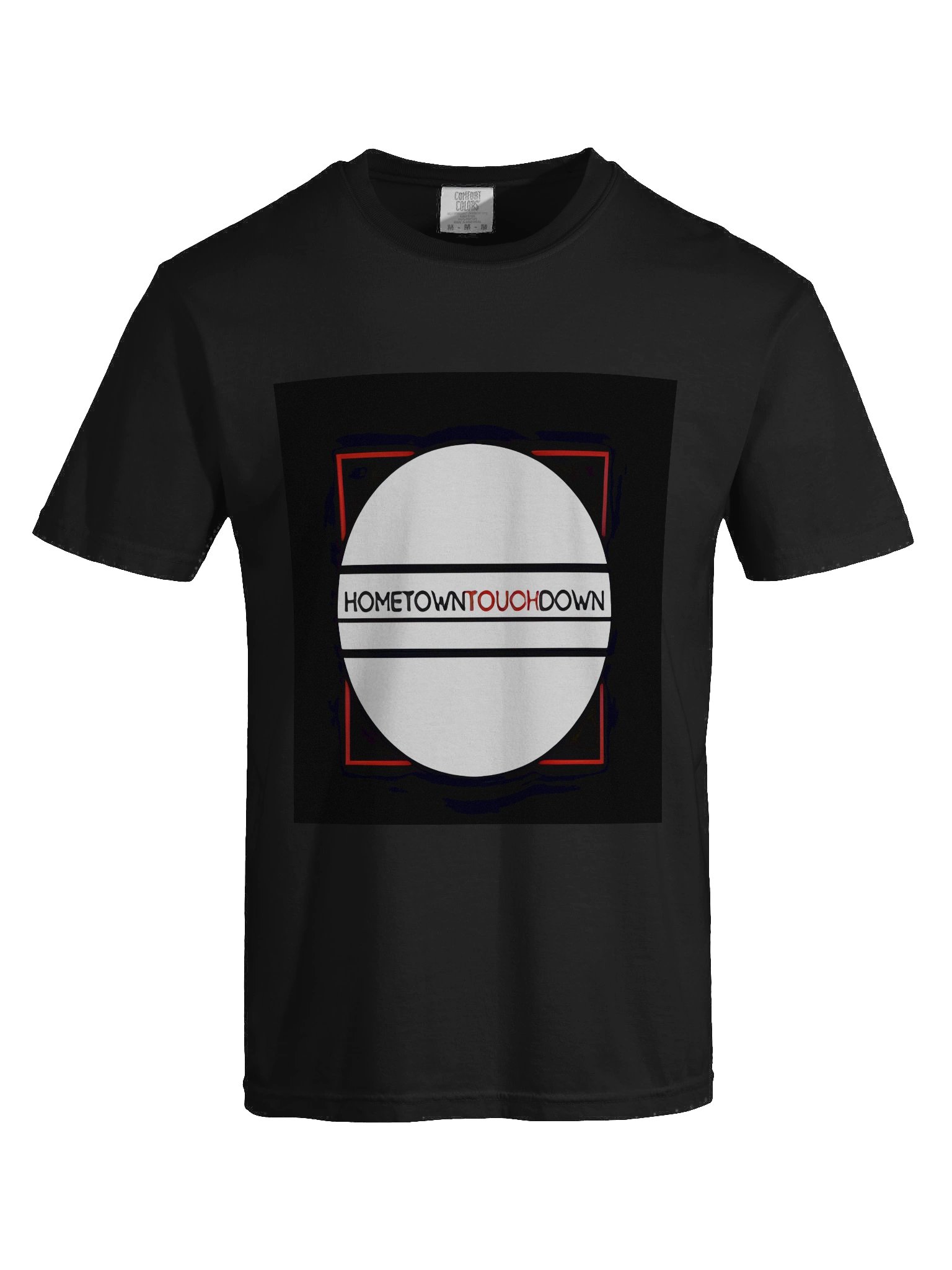 Hometown Touchdown Circle Graphic T-Shirt product image (95)