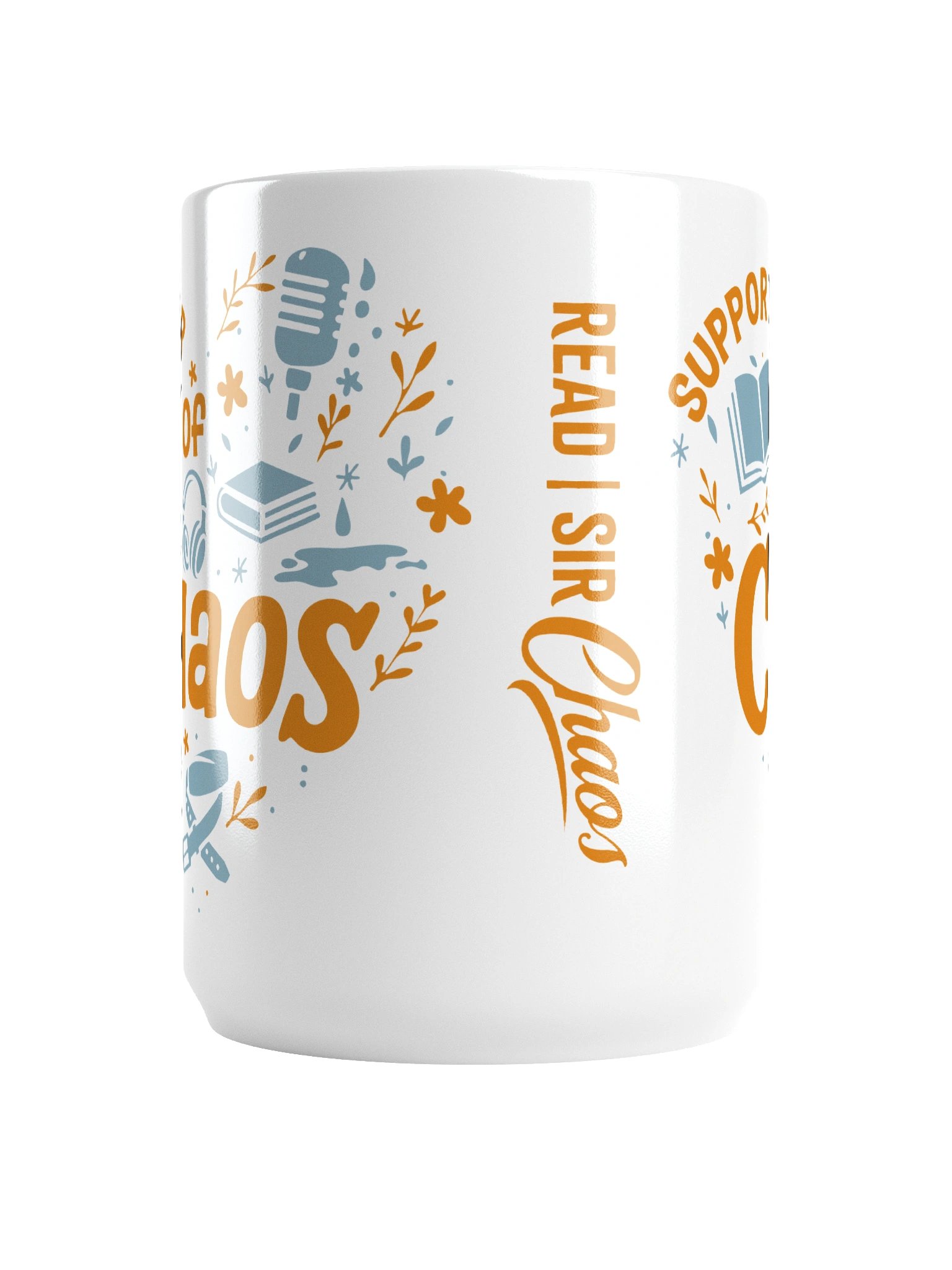 Supporter of Chaos Mug (Orange & Blue) product image (12)