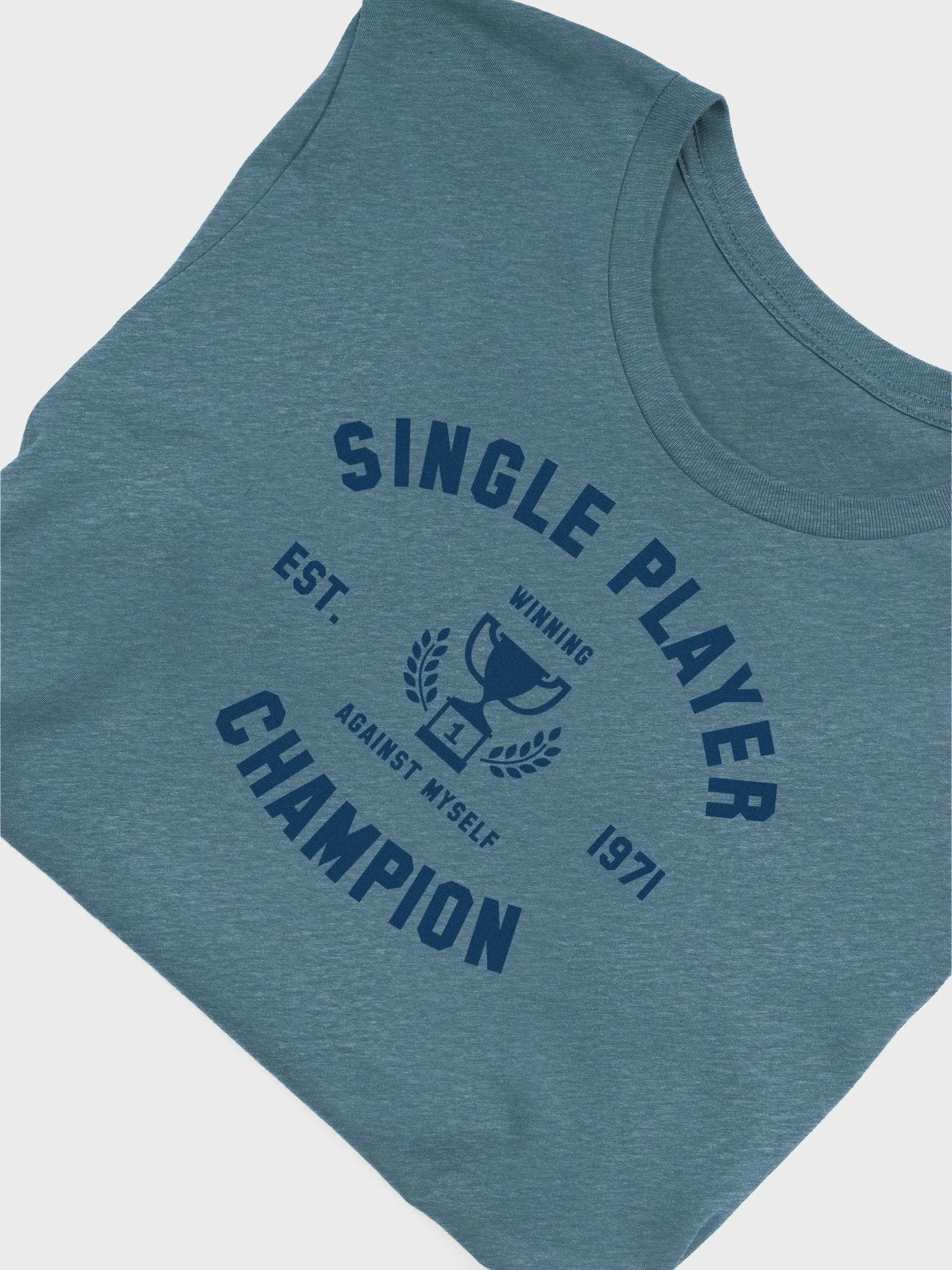 Retro Gaming T-Shirt - Single Player Champion Gamer Tee for Men & Women product image (5)