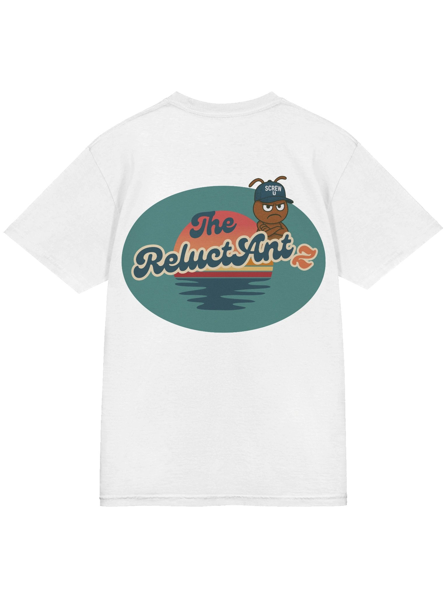 Screw U T-Shirt by The ReluctAntz – White product image (4)