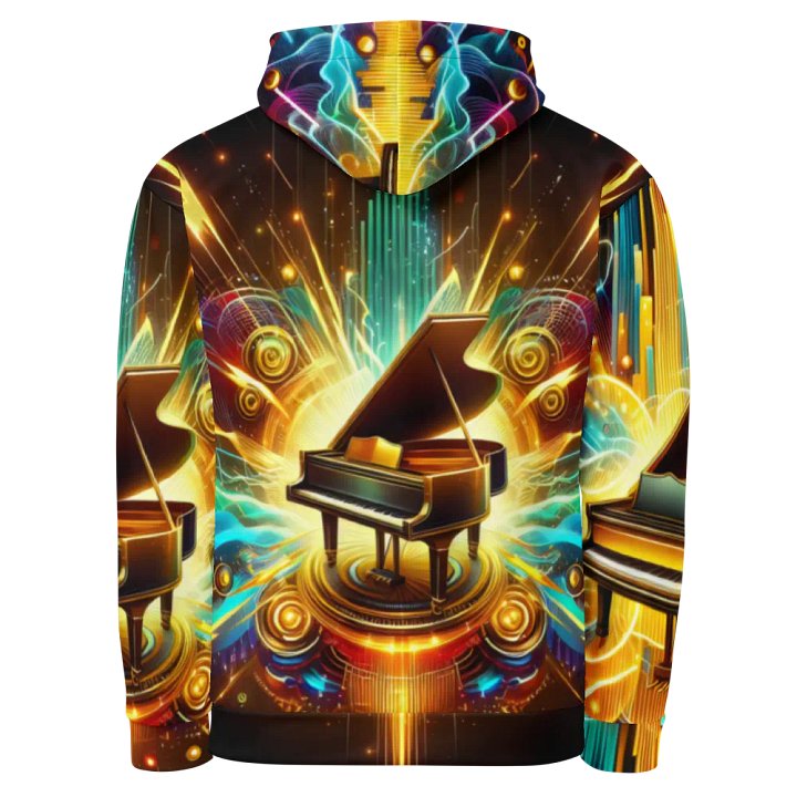 Piano Musical Instrument - All-Over Unisex Hoodie #26 product image (2)