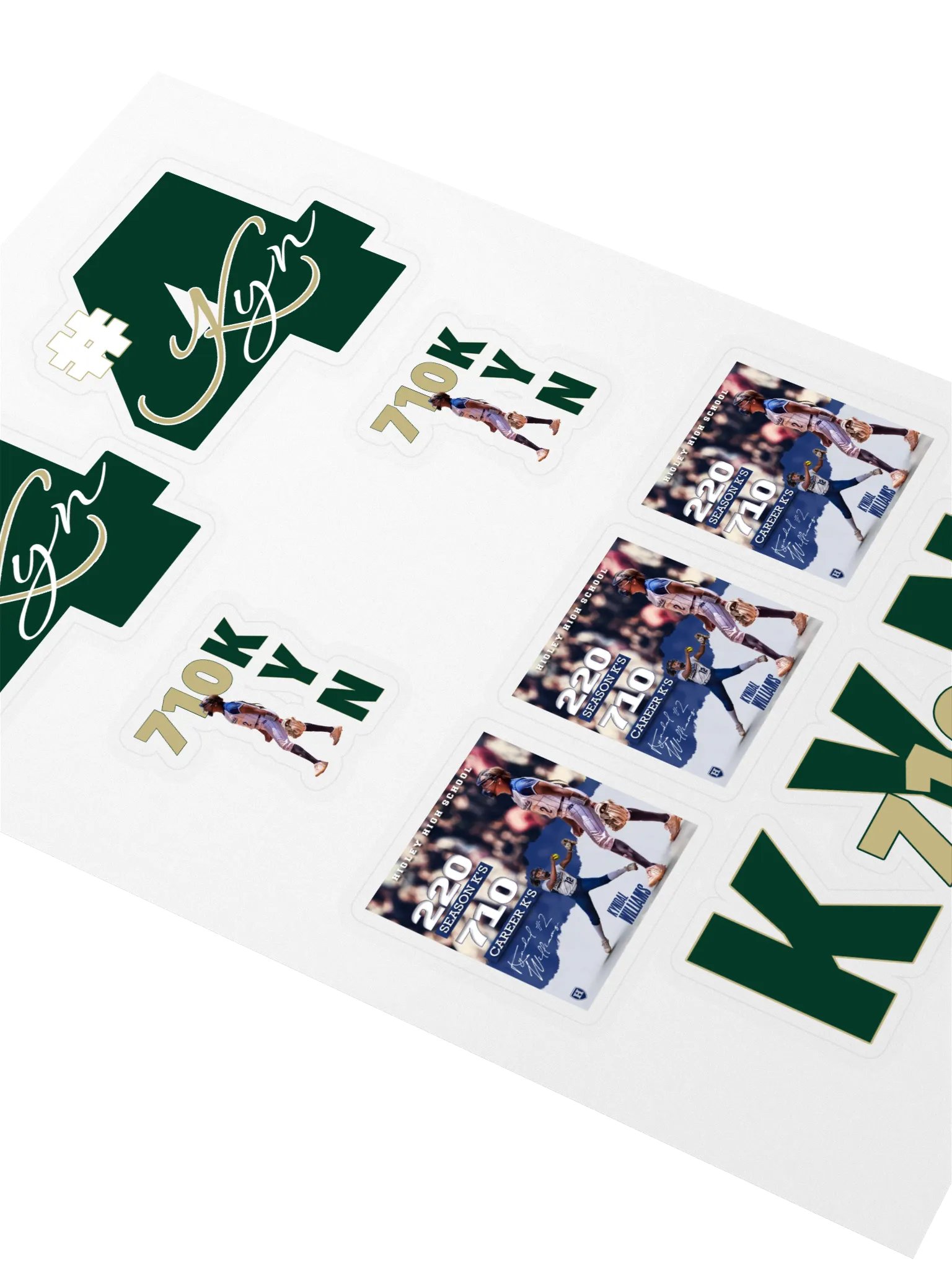 Kyn Signature Softtball Sticker Sheet product image (2)