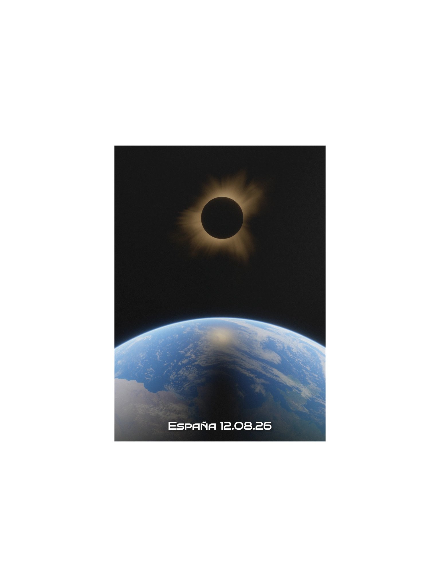 Solar Eclipse Poster - Spain product image (1)