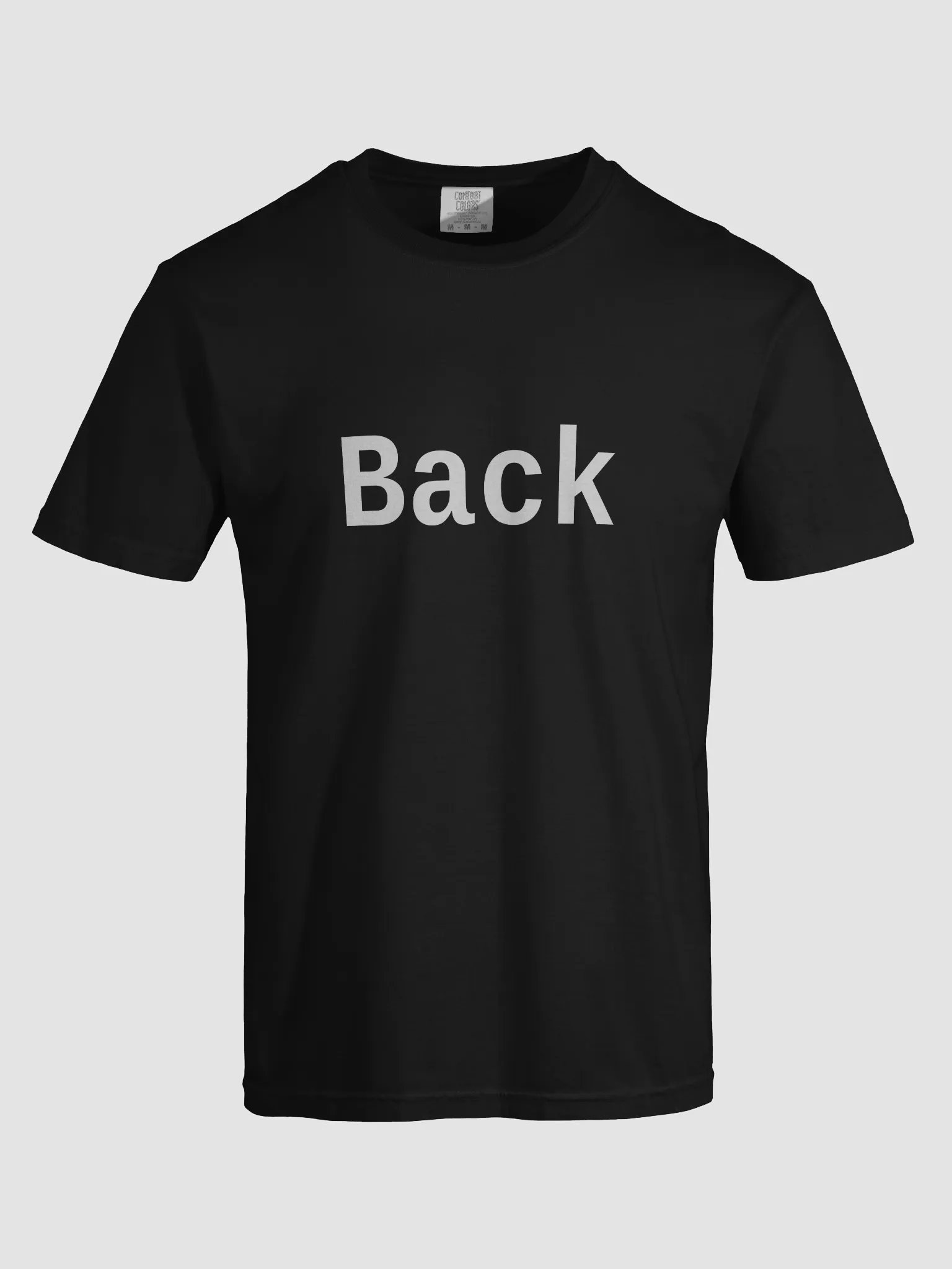 Front Back Heavyweight Tee - Incorrect - Dark Color product image (64)