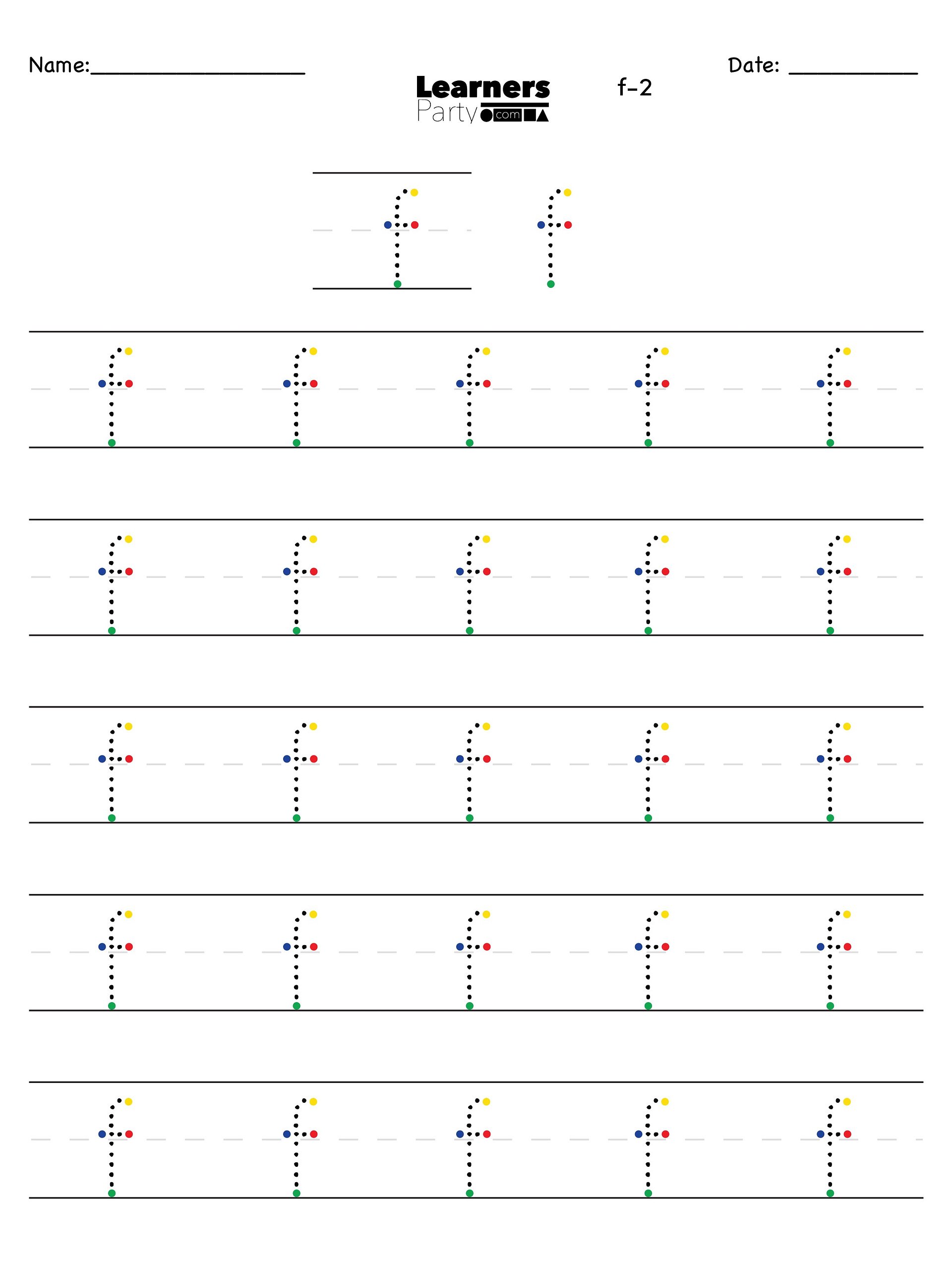 F/f - New Digital Product Progressive Letter Builder product image (1)