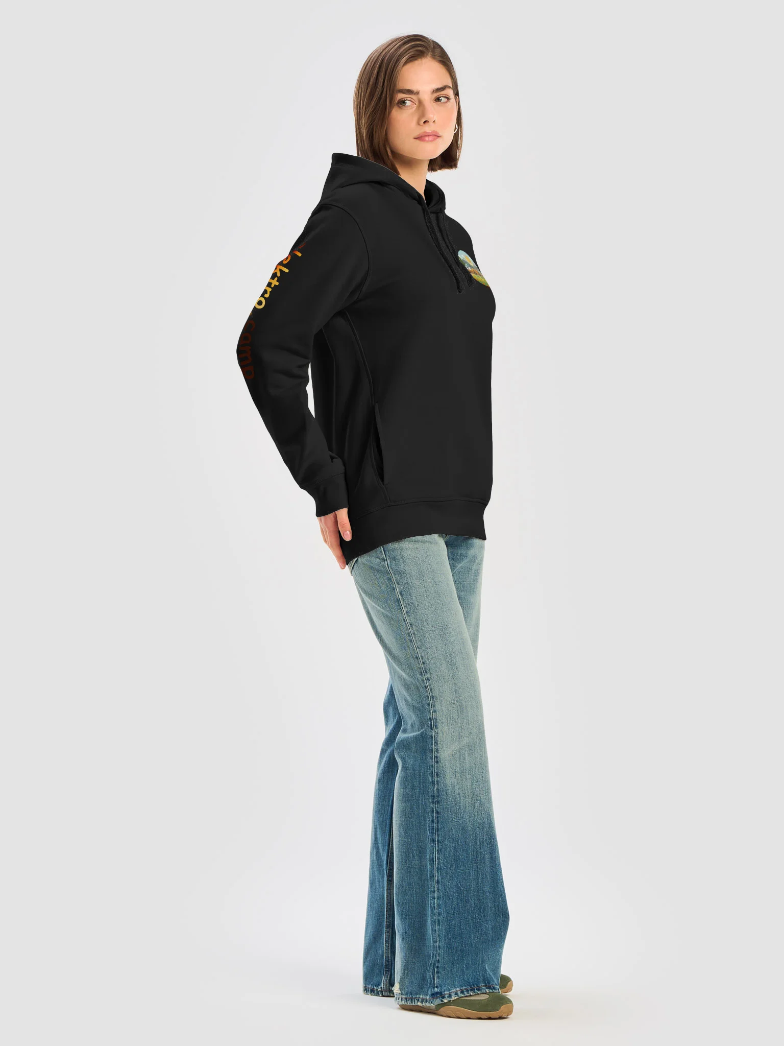 Stanley/Stella Unisex Bio-Hoodie mit Seitentasche Elektro Camping product image (8)