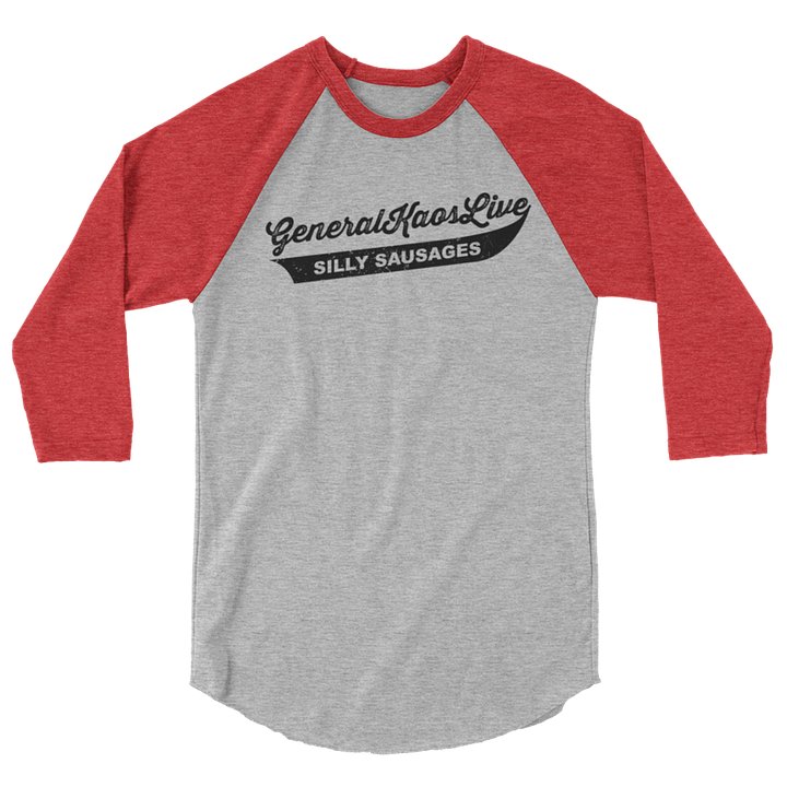 Team Silly Sausage - Baseball Team Tee (BLACK LOGO) product image (1)