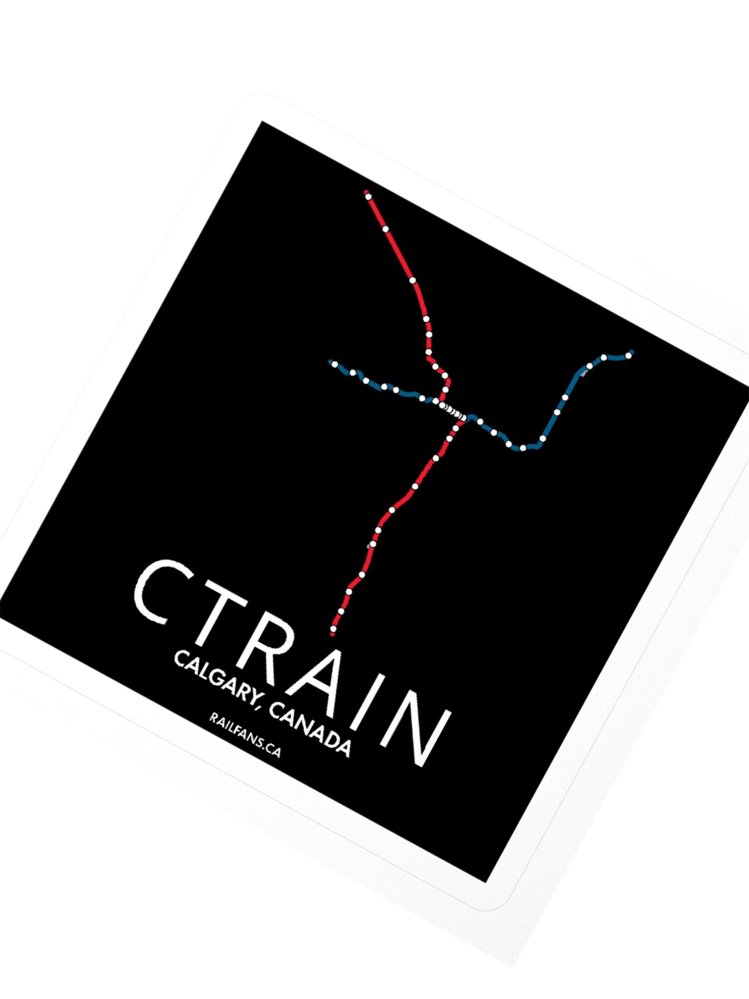 The Rail Fans Canada Transit Sticker - CTrain product image (2)