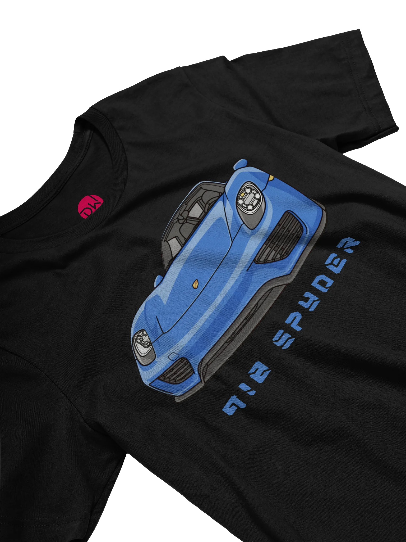Blue Porsche 918 Spyder Shirt (Retro, Sketch, Silhouette) product image (24)
