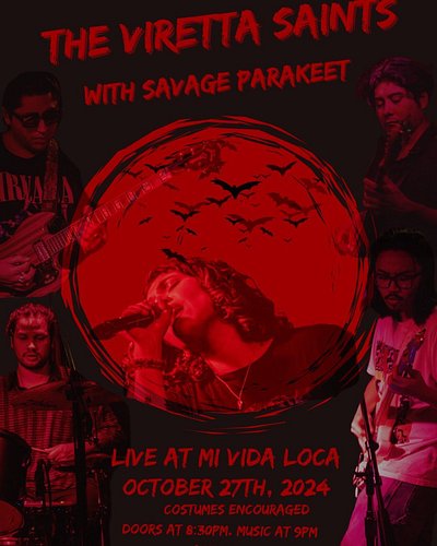 🎃🎃🎃OCTOBER 27TH🎃🎃🎃🎃 Bring your boo 👻 and a costume to Mi Vida Loca in Fullerton for our annual HALLOWEEN SHOW ☠️🎃☠️🎃☠️ Doors ...