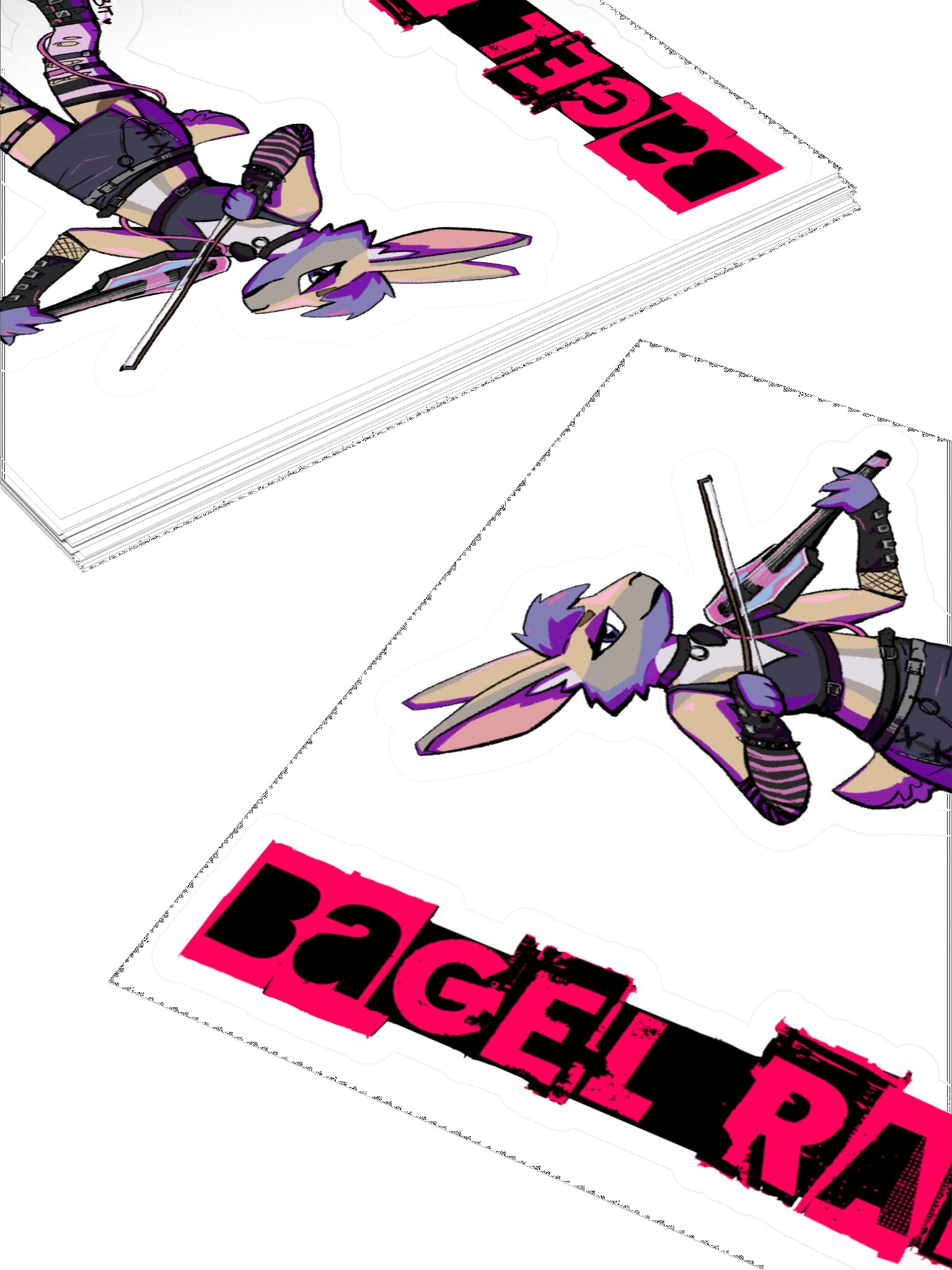 VIOLIN BUN STICKER product image (4)