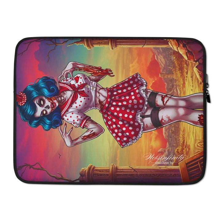 V3 Zombie Pinup Laptop Sleeve product image (2)