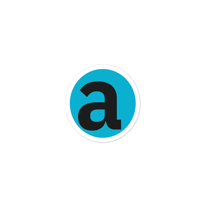 Atria "a" Vinyl Sticker. product image (2)