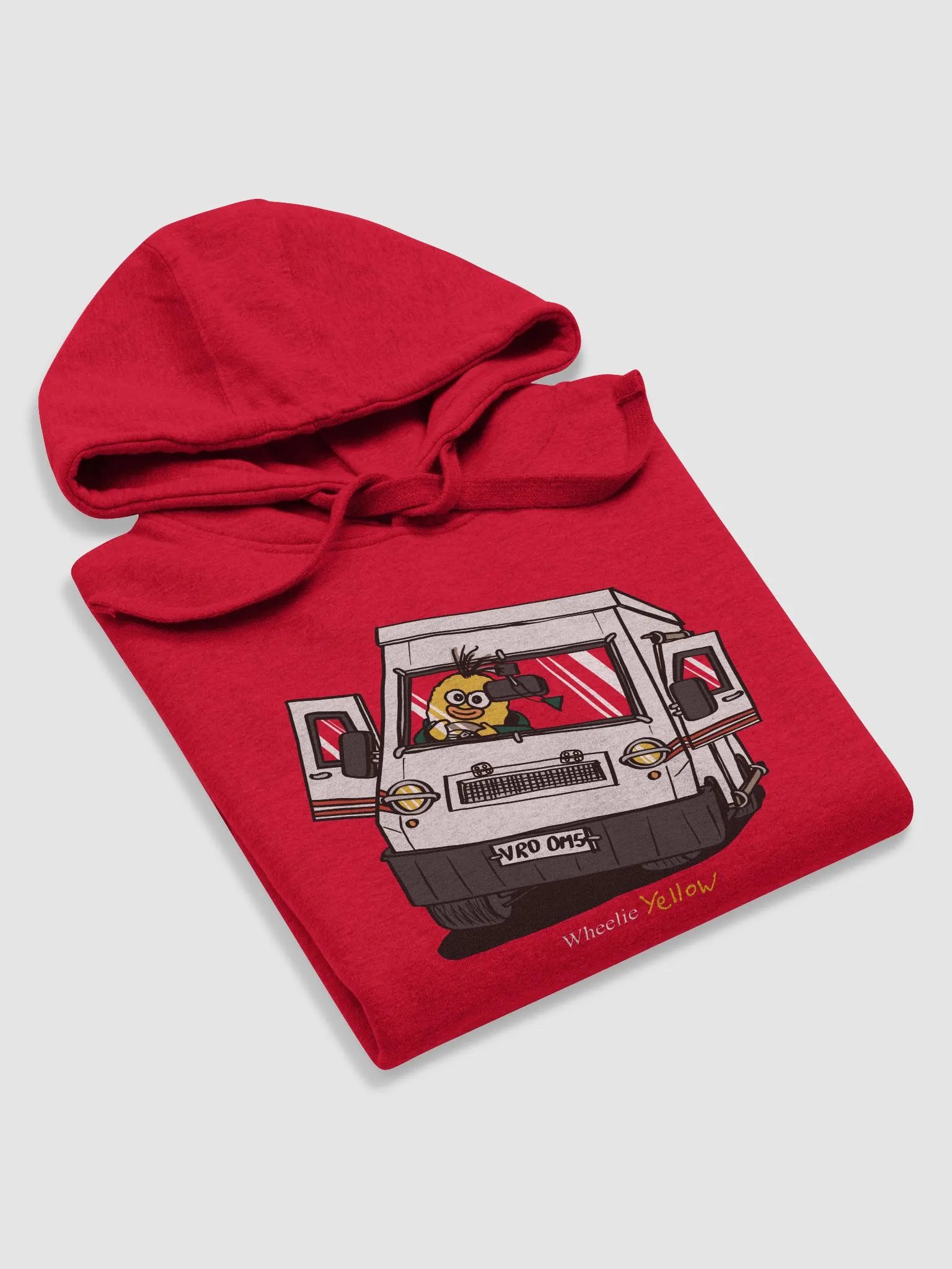 Wheelie Yellow van hoody! product image (4)