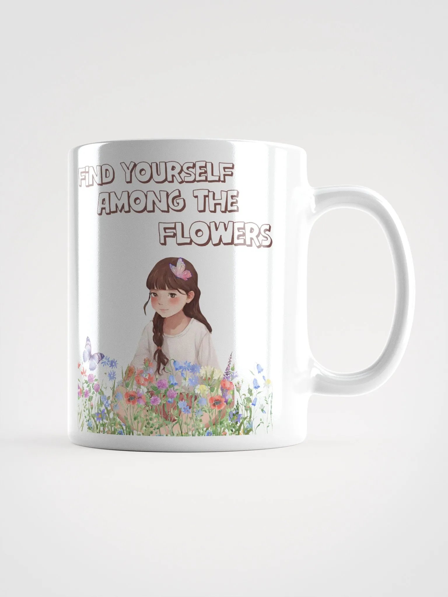 Find Yourself Among The Flowers - White Mug product image (14)