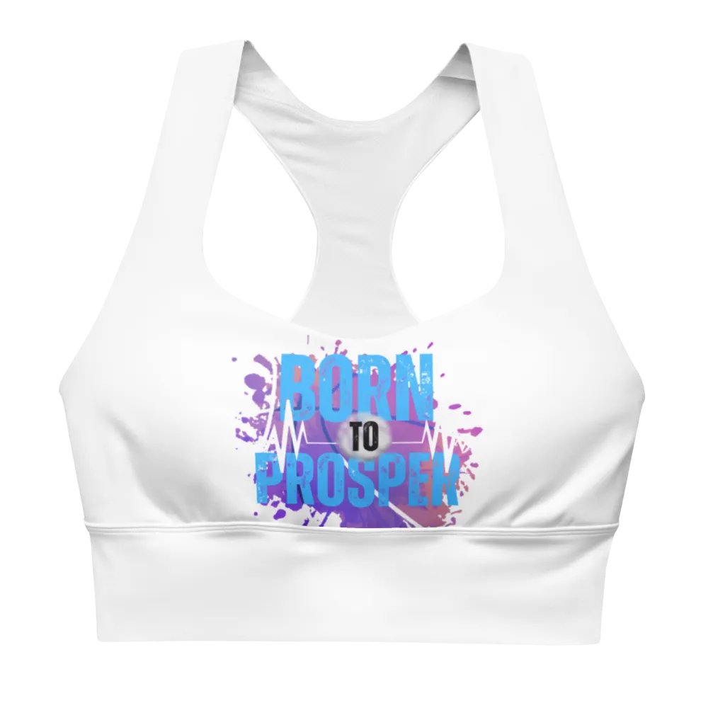 Energize Born to Prosper Padded Workout Sports Bra product image (1)
