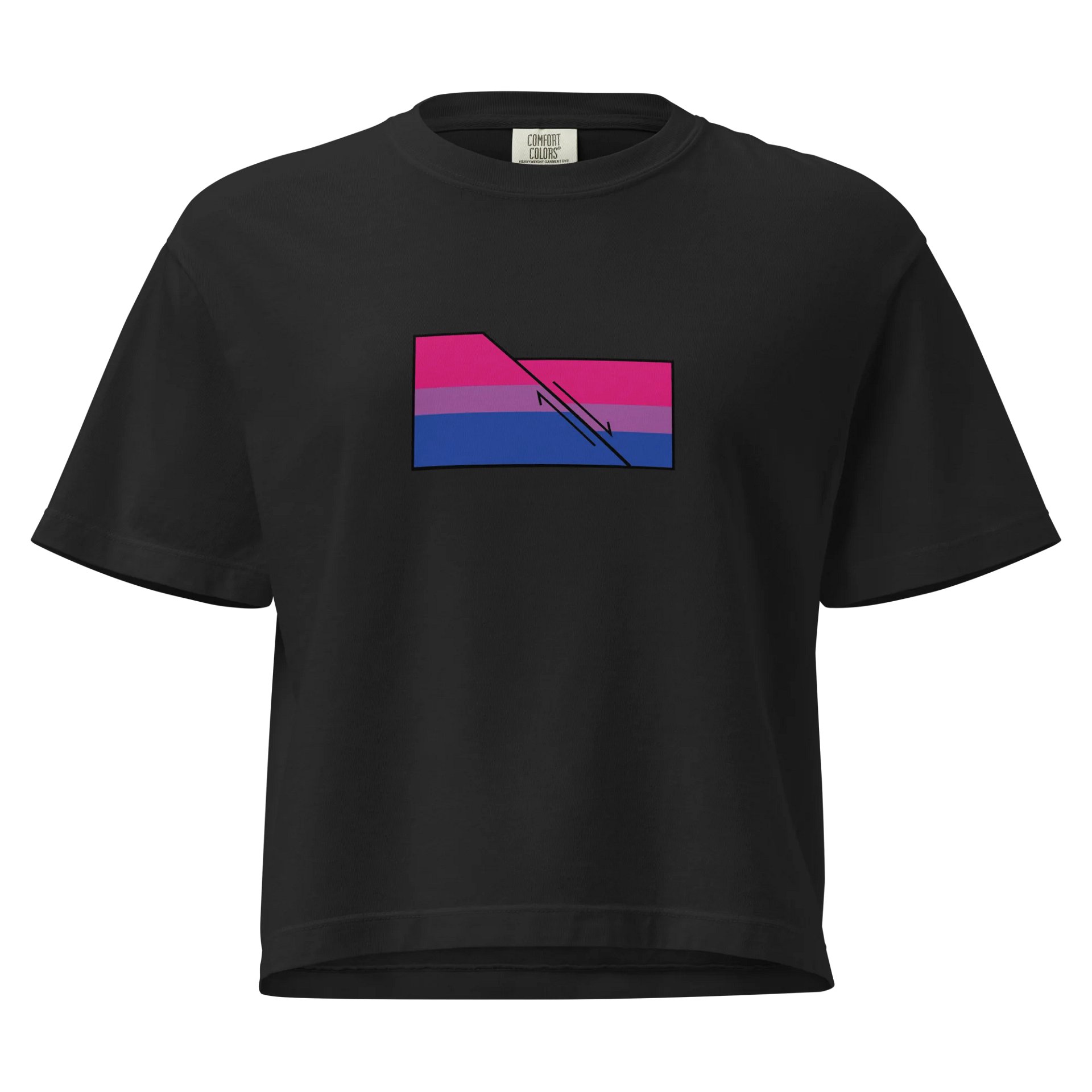 Faulted Pride Flags- Bi Shirt product image (1)