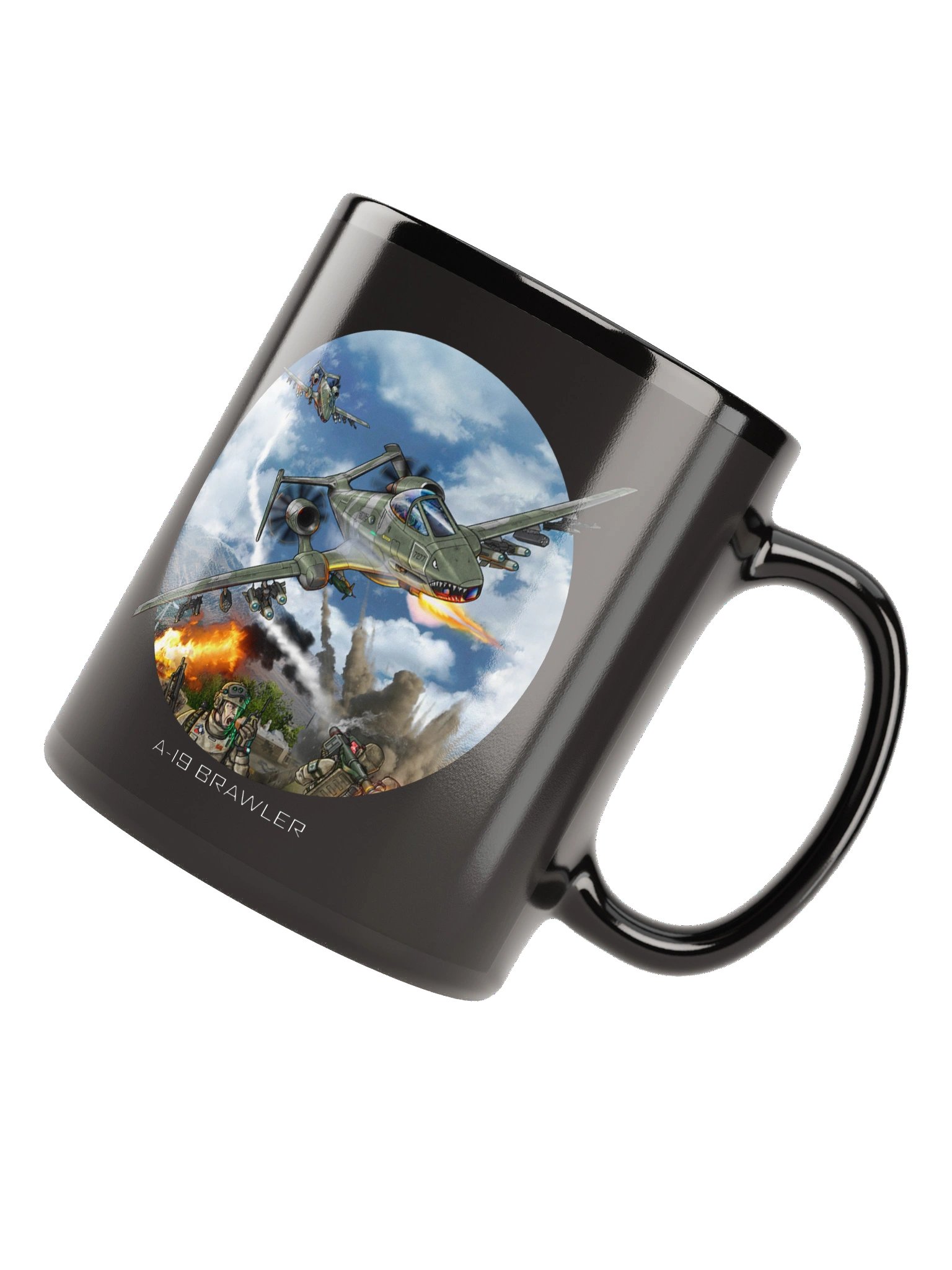 Brawler - Green Drab (Day) 11oz. Mug product image (4)