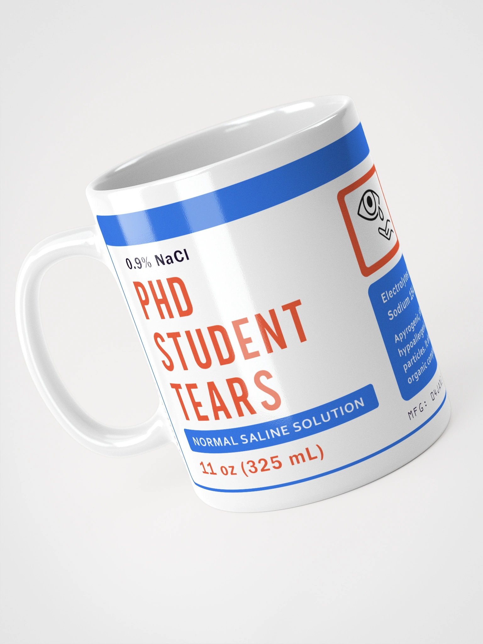 "PHD Students tears" Ceramic mug product image (4)