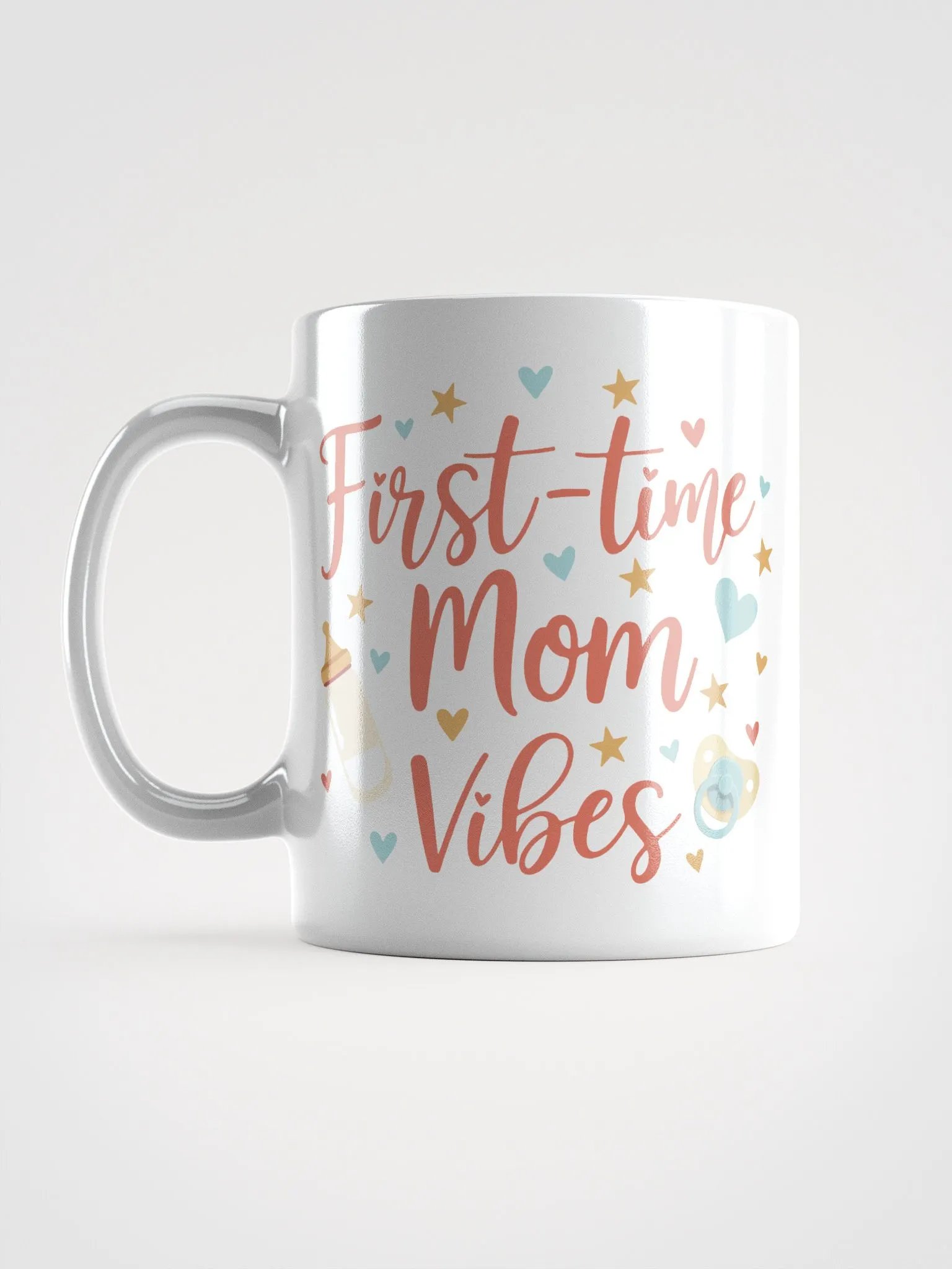 First-Time Mom Vibes Mug – Sip, Smile, Repeat product image (6)