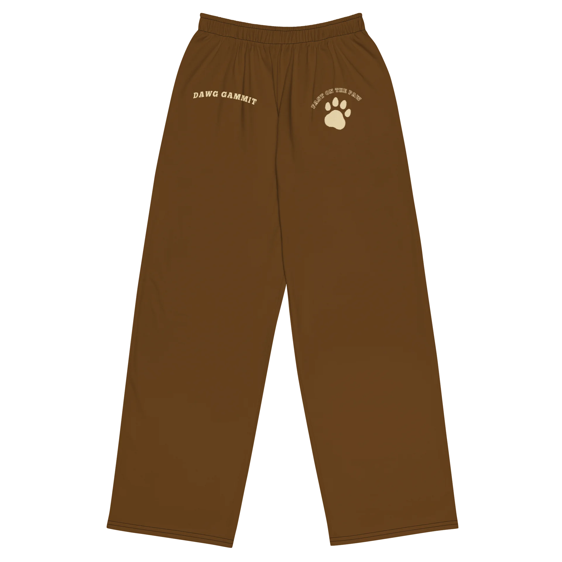 DAWG GAMMIT™ Brown Unisex Wide-Leg Pants product image (1)