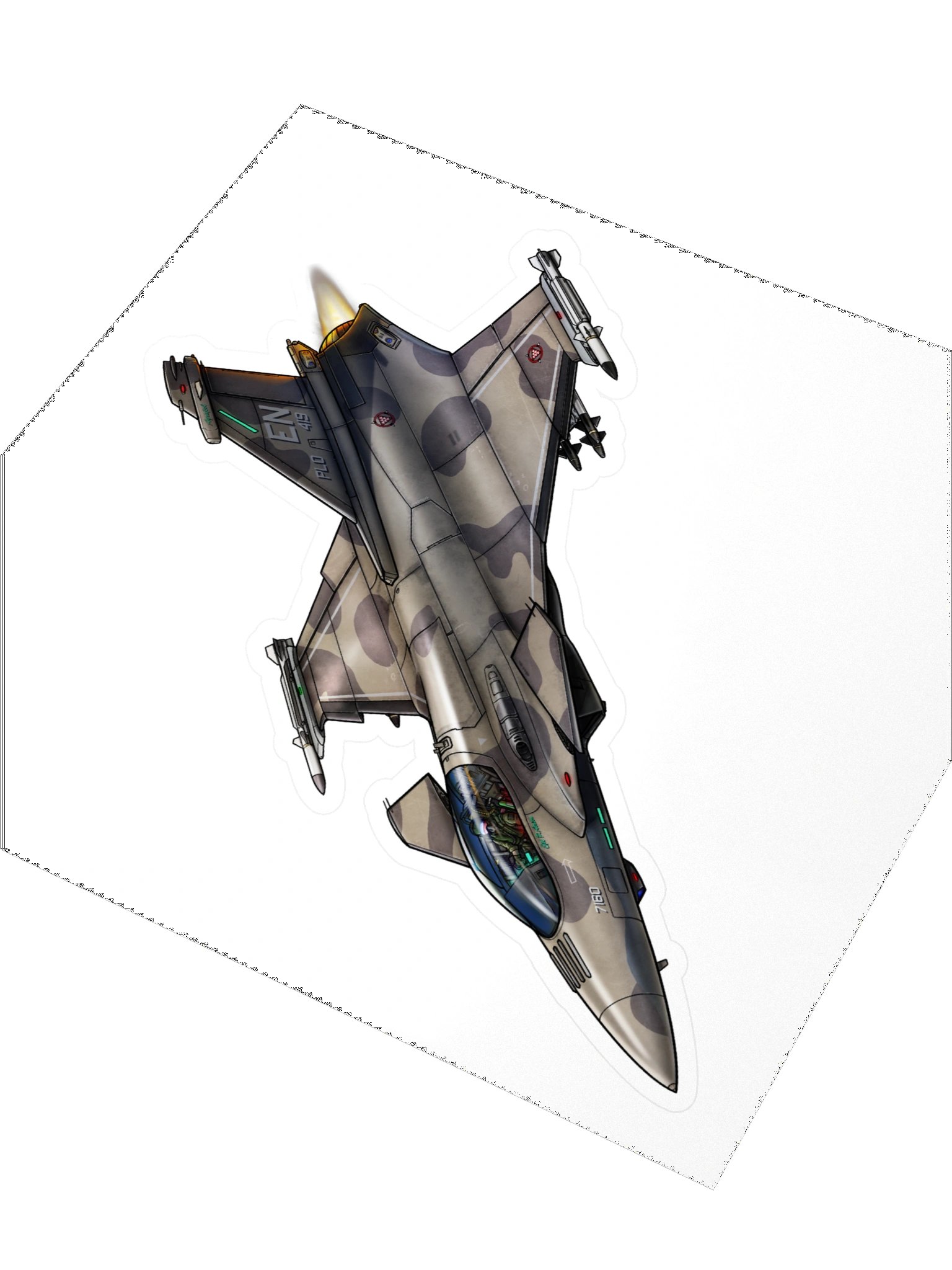 Revoker - Desert Camo (5.5 inch Sticker) product image (3)