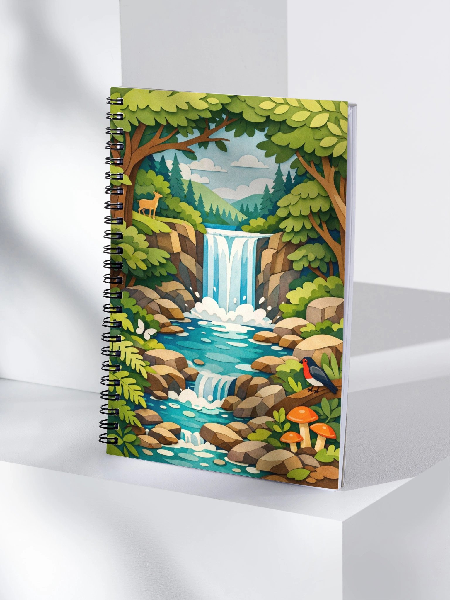 Tranquil Forest Serenity Spiral Notebook product image (4)