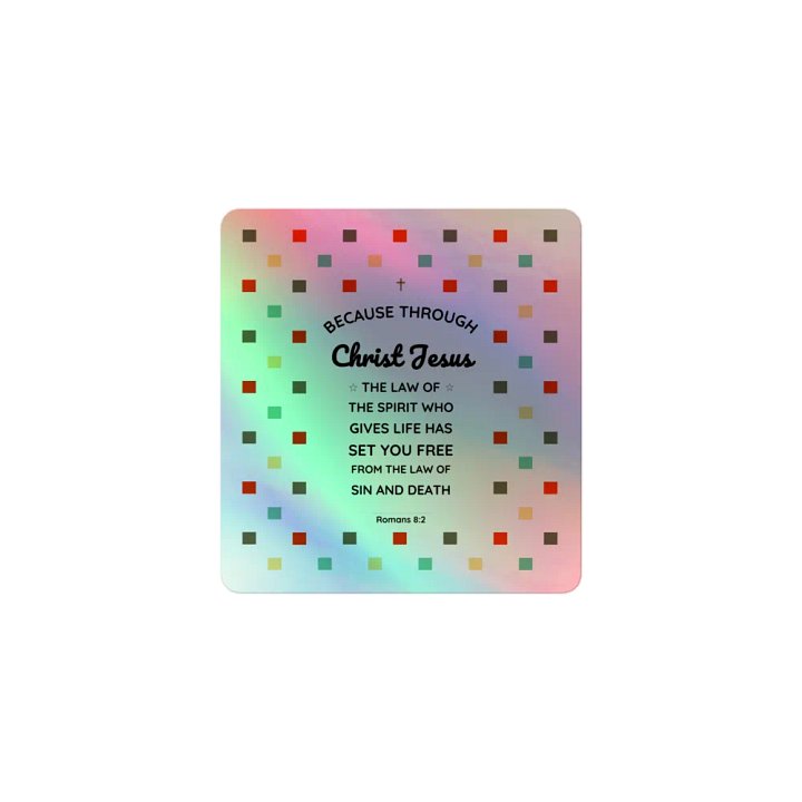 Spiritual Freedom Holographic Sticker Set product image (1)