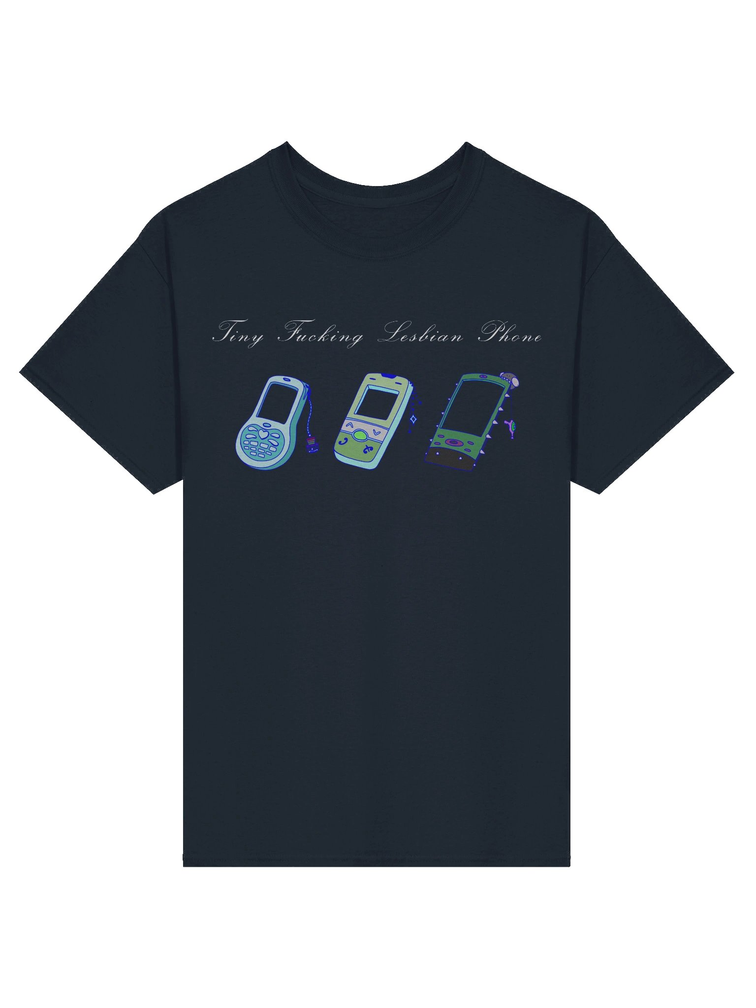 Tiny Lesbian Phone Tee product image (5)
