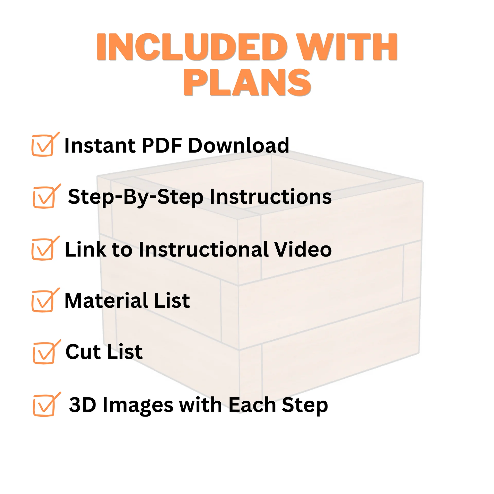 14" Cedar Planter Plans (PDF) product image (4)