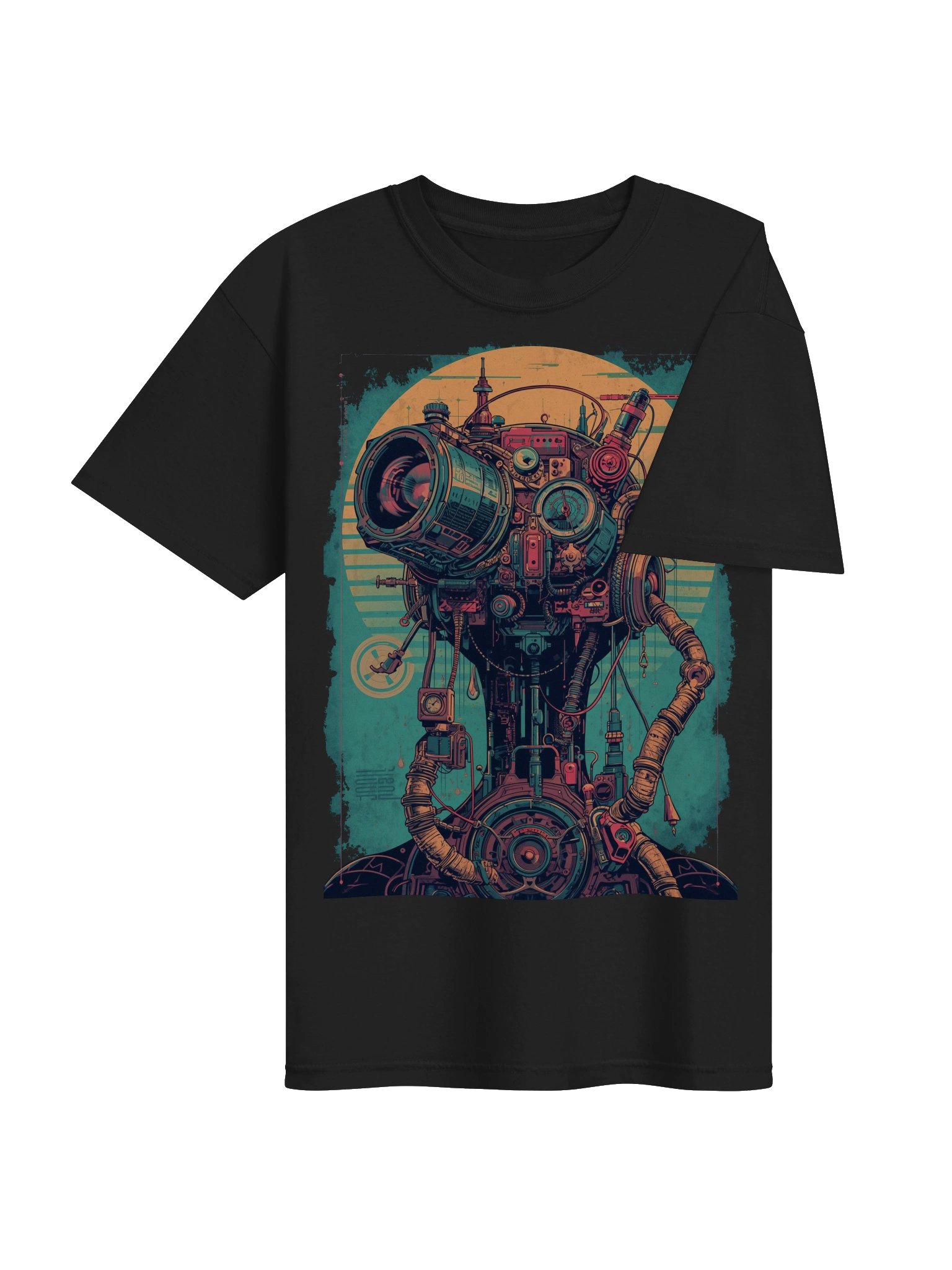 Retro Mech Orbit Heavyweight T-Shirt product image (7)