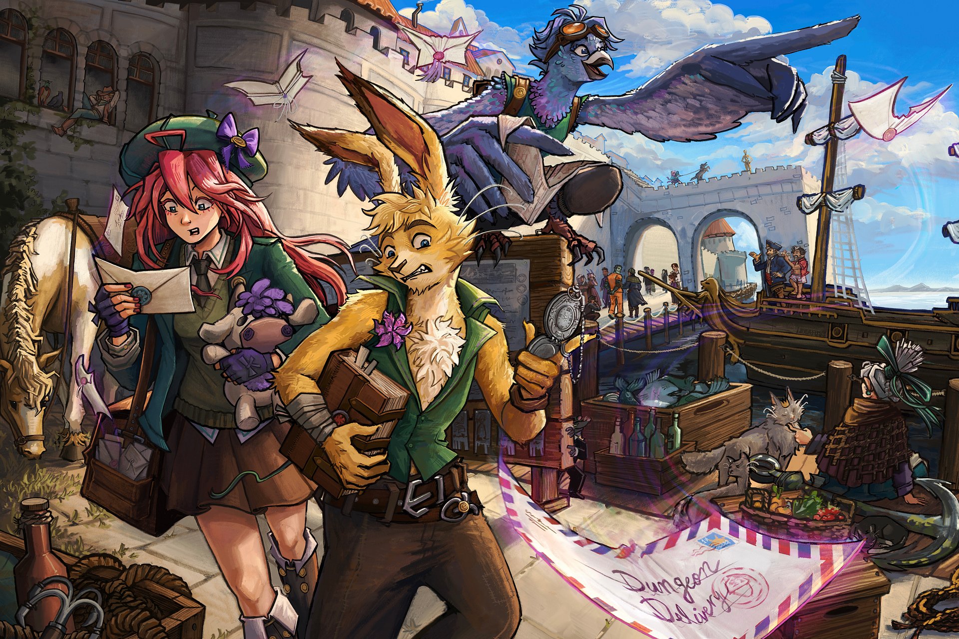 Dungeon Delivery Official Poster 💌 product image (2)