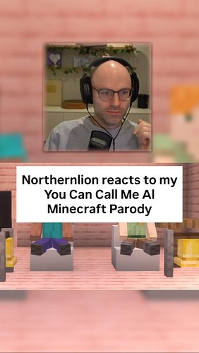 Northernlion reacts to my You Can Call Me Al Minecraft Parody. Watch the full video on my YouTube! #northernlion #paulsimon #...
