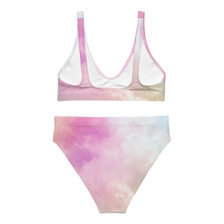 Blur cloud rainbow Design High Waisted Bikini - V4 product image (1)