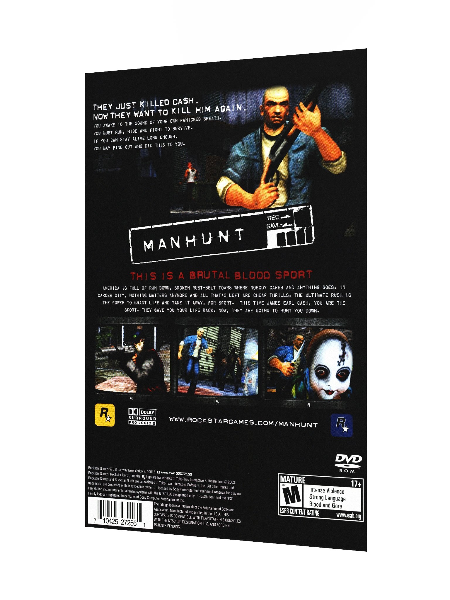 Manhunt (PS2) - Promotional Poster/Flyer product image (3)