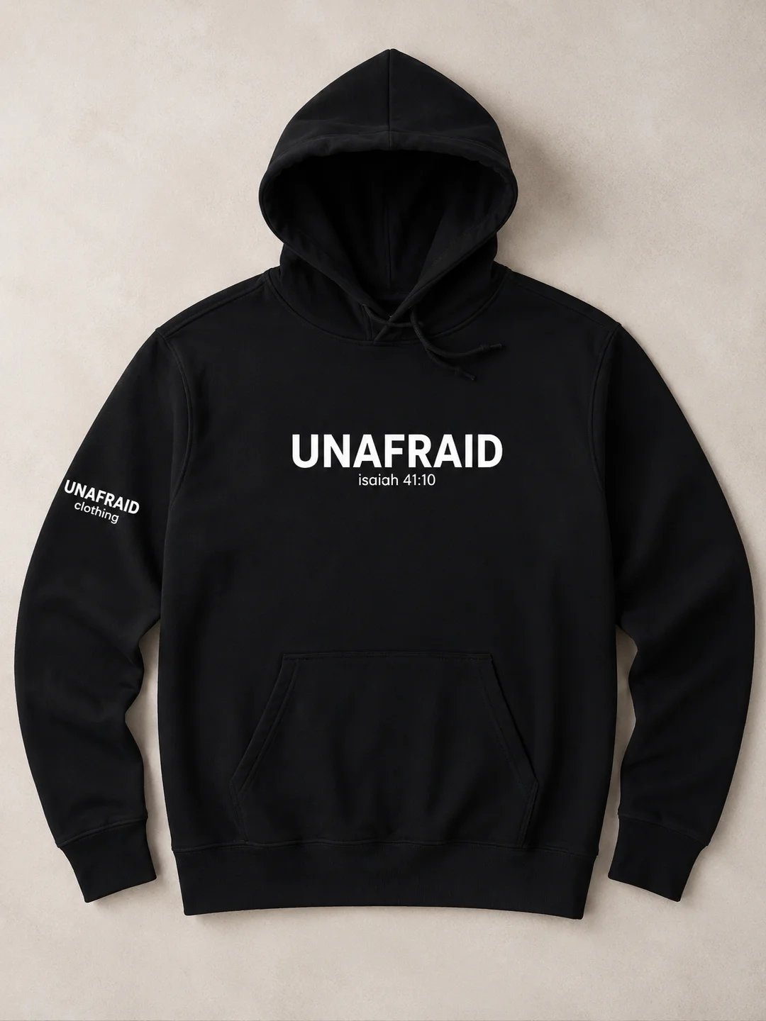 UNAFRAID Black OG Hoodie product image (3)