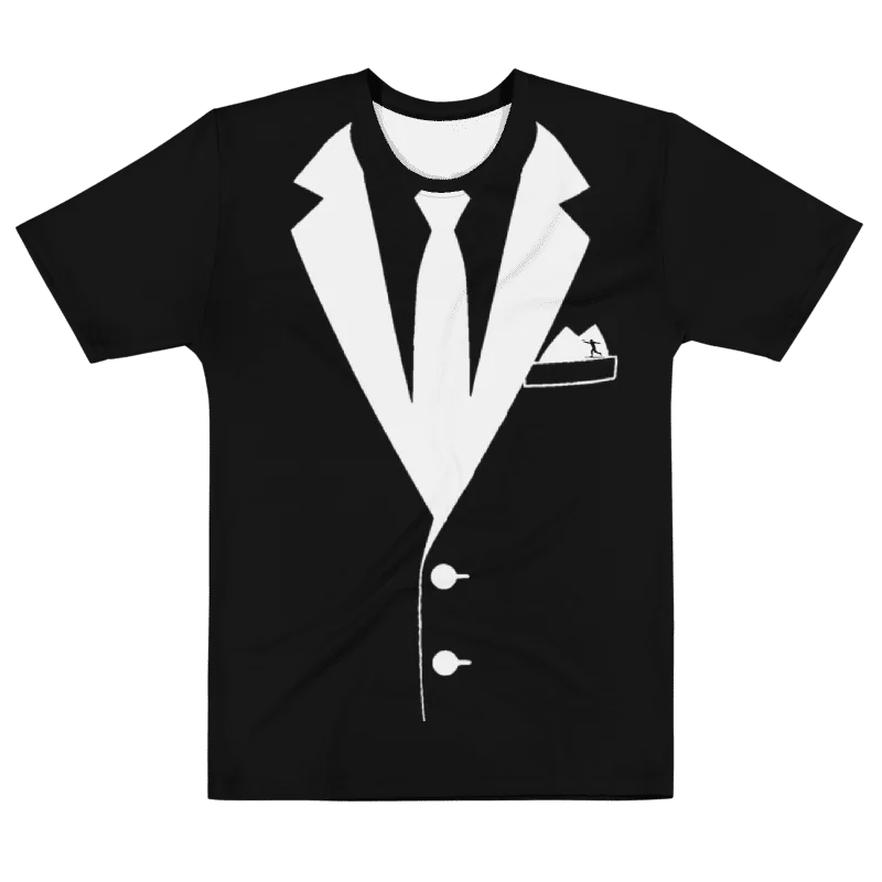 Fancy Lads Black Tux Tee product image (1)
