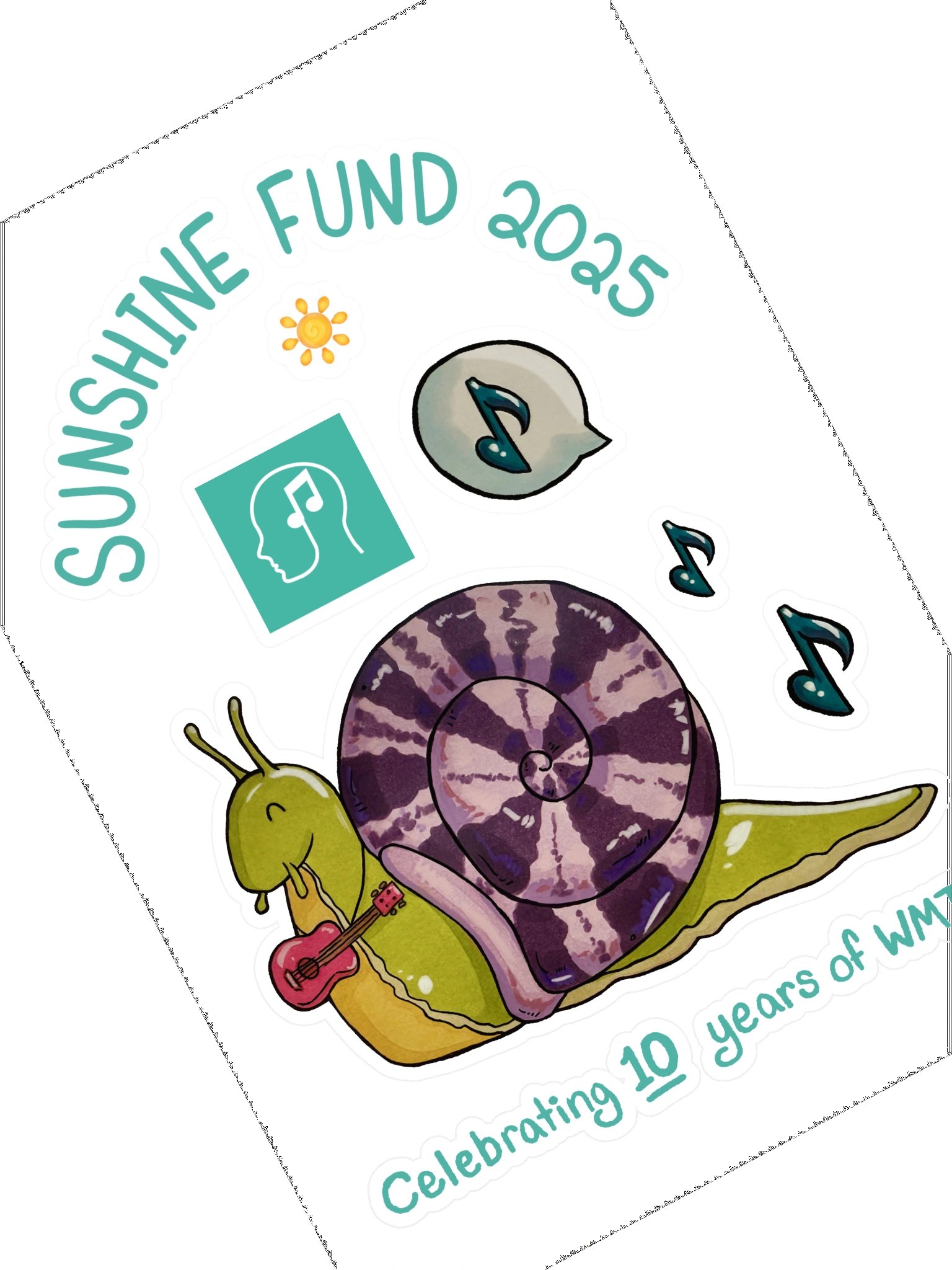 Sunshine Fund 2025 Sticker Sheet (Limited Edition) product image (2)