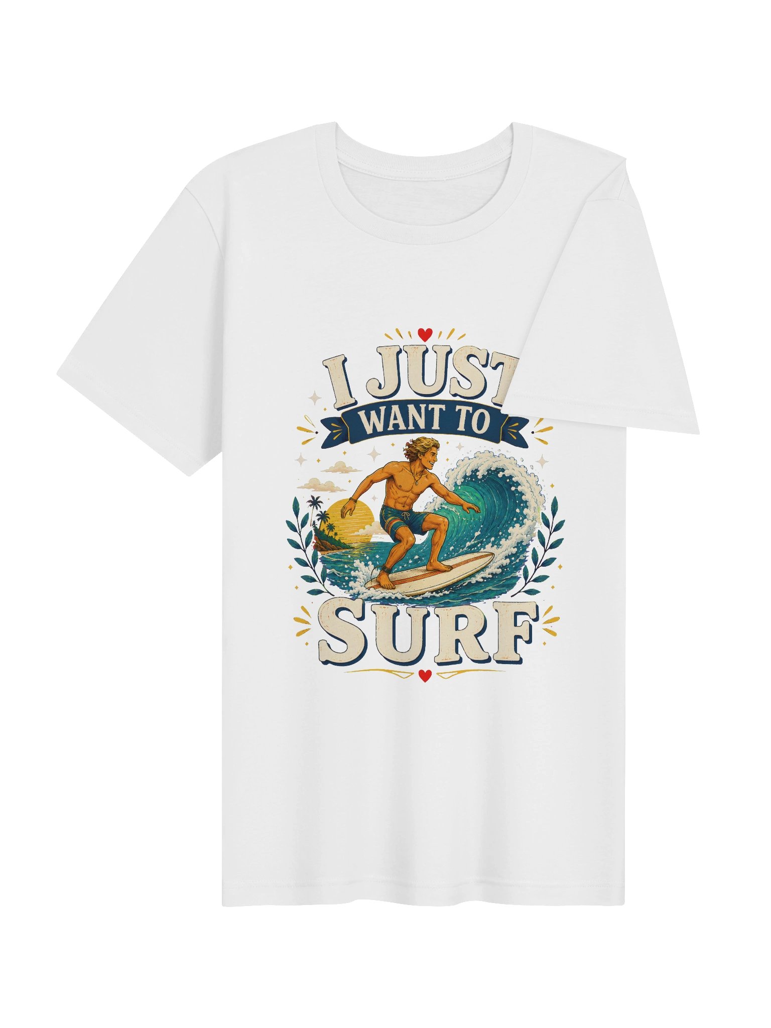 I Just Want To Surf Tee product image (33)