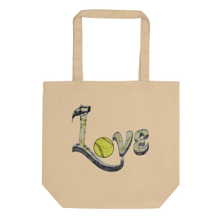 Love Softball Eco Tote Bag product image (1)
