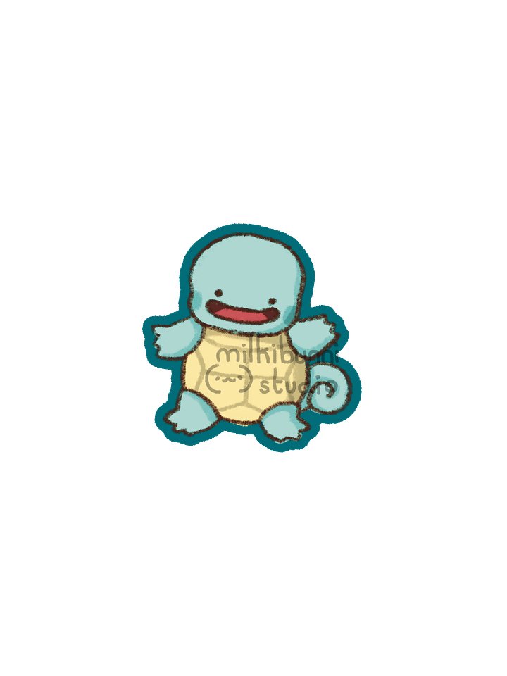 Squirtle Pokopia Sticker product image (1)