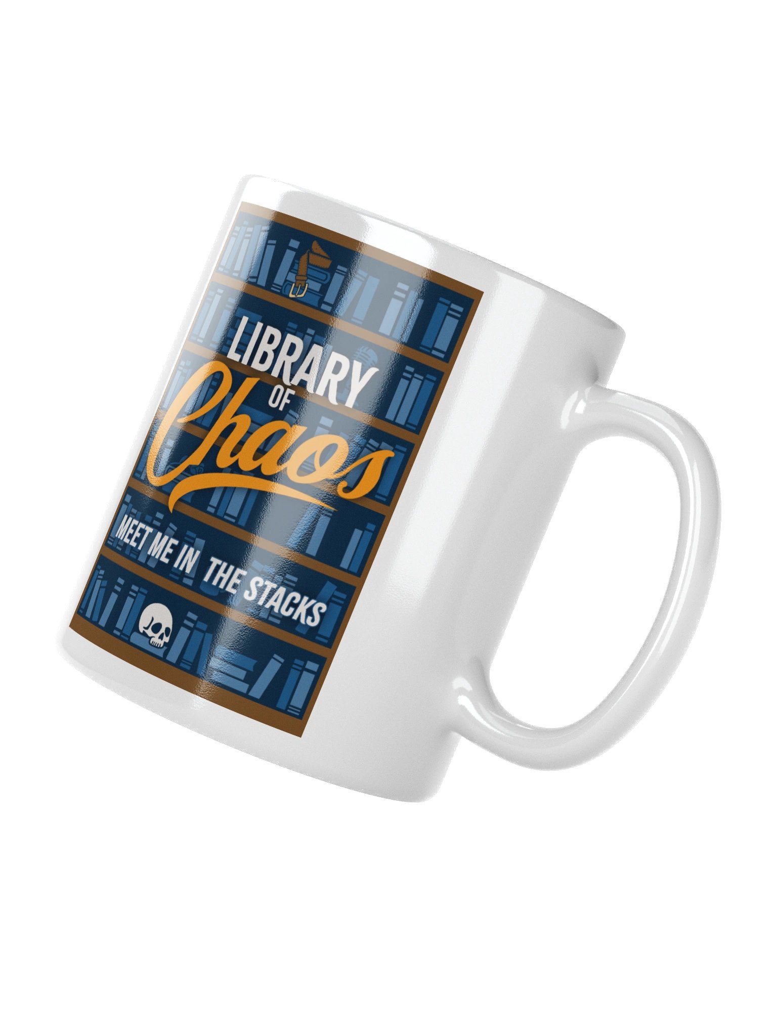 Library of Chaos Mug White product image (3)